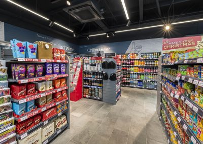 The new flagship Jet refinery service station and SPAR store at South Killingholme, North Lincolnshire.