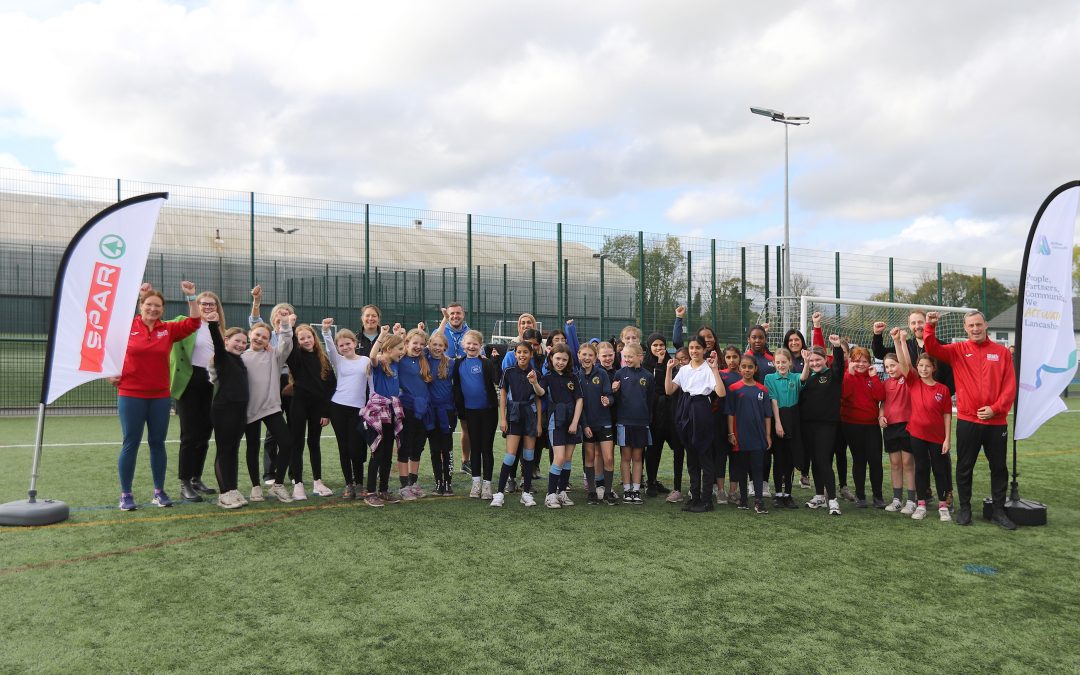 Nineteen years strong… Active Lancashire and SPAR renew School Games partnership