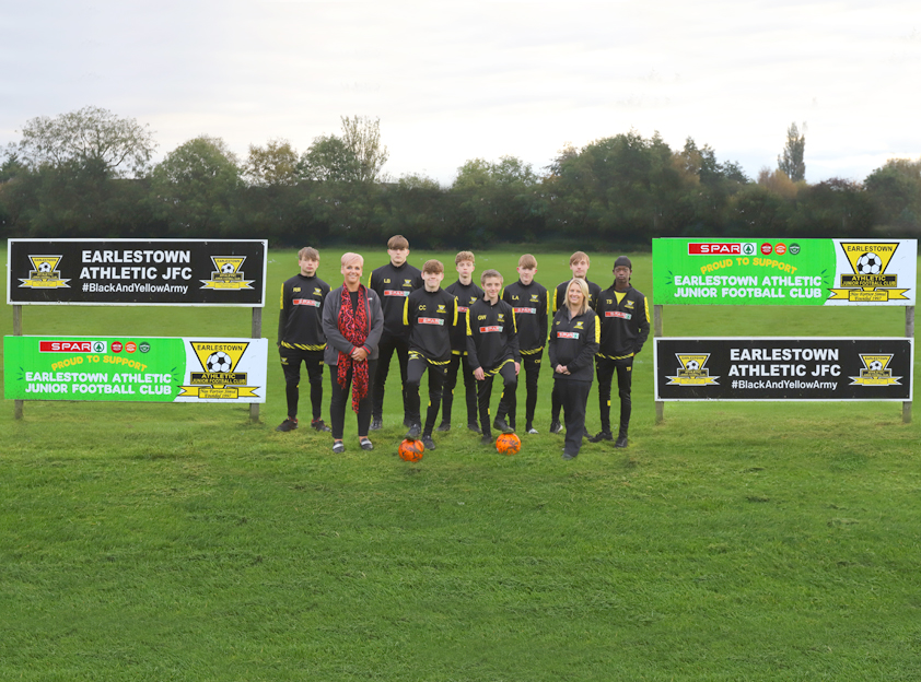 Earlestown Athletic score new kit thanks to support from SPAR