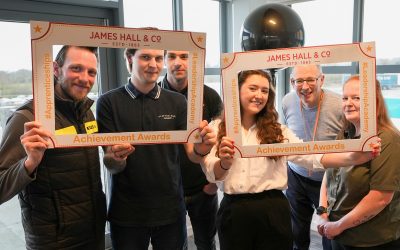 Career development celebrated at James Hall & Co. Ltd achievement awards