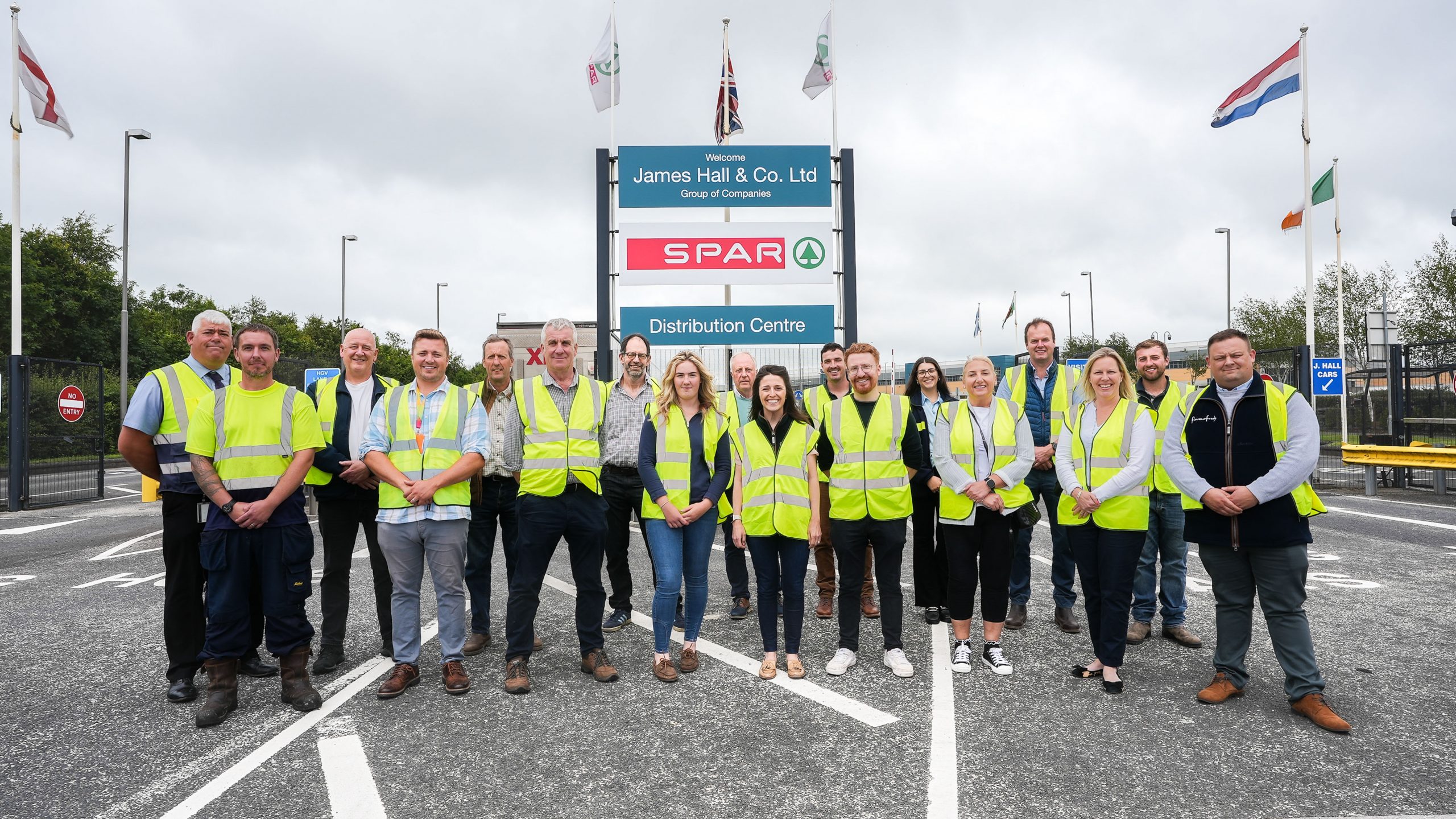 Fresh suppliers at James Hall & Co. Ltd's SPAR Distribution Centre
