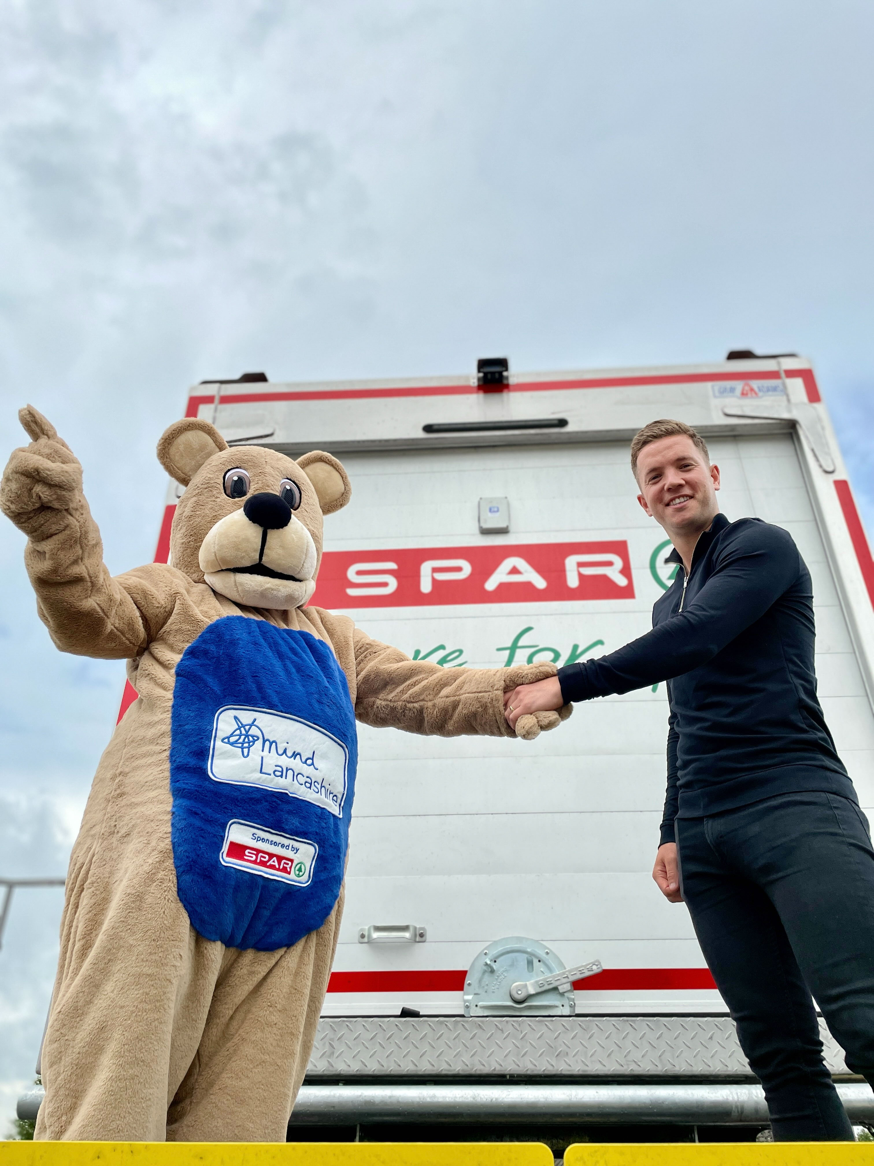SPAR sponsors Lancashire Mind’s new bear mascot