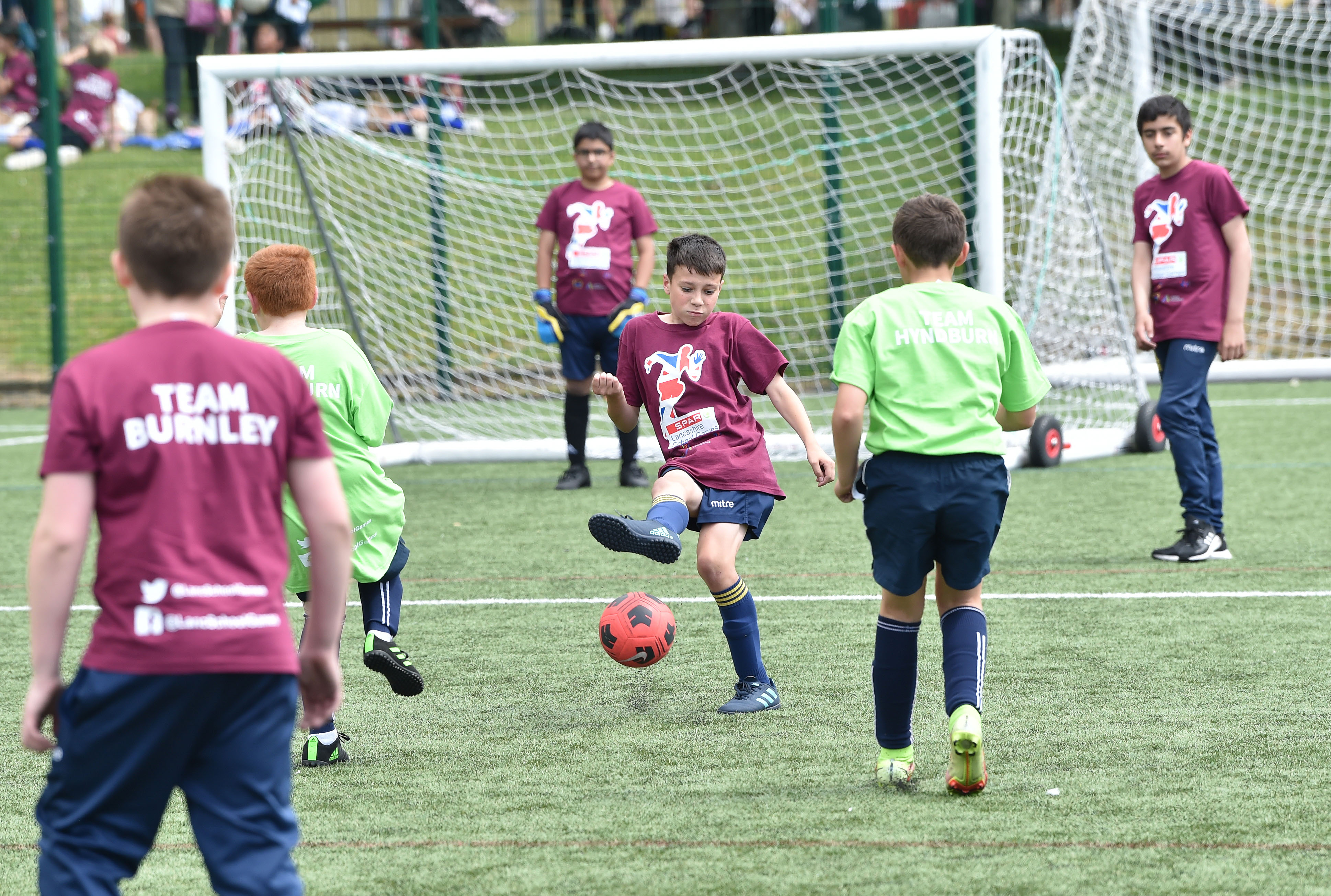 Lancashire School Games - Burnley football