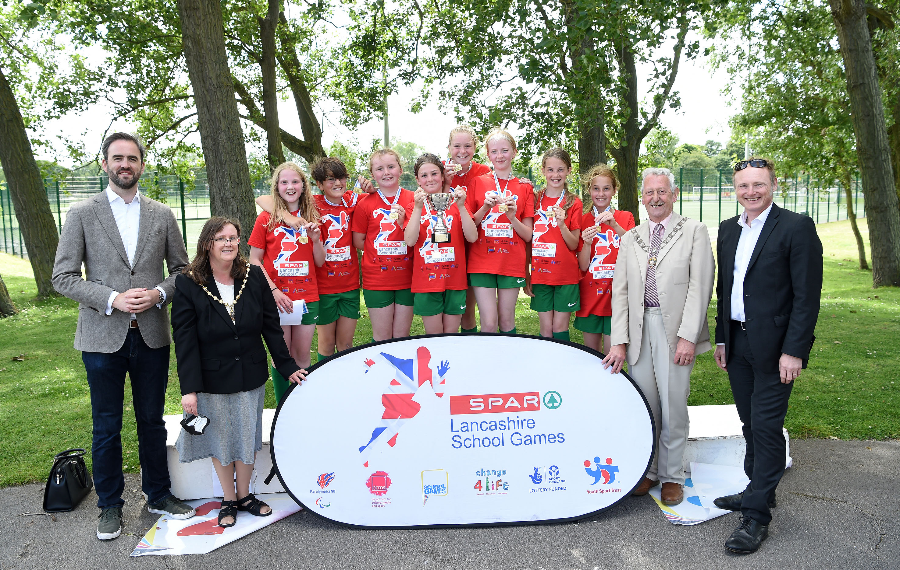 Lancashire School Games - Chorley, Euxton Primrose Hill netball winners