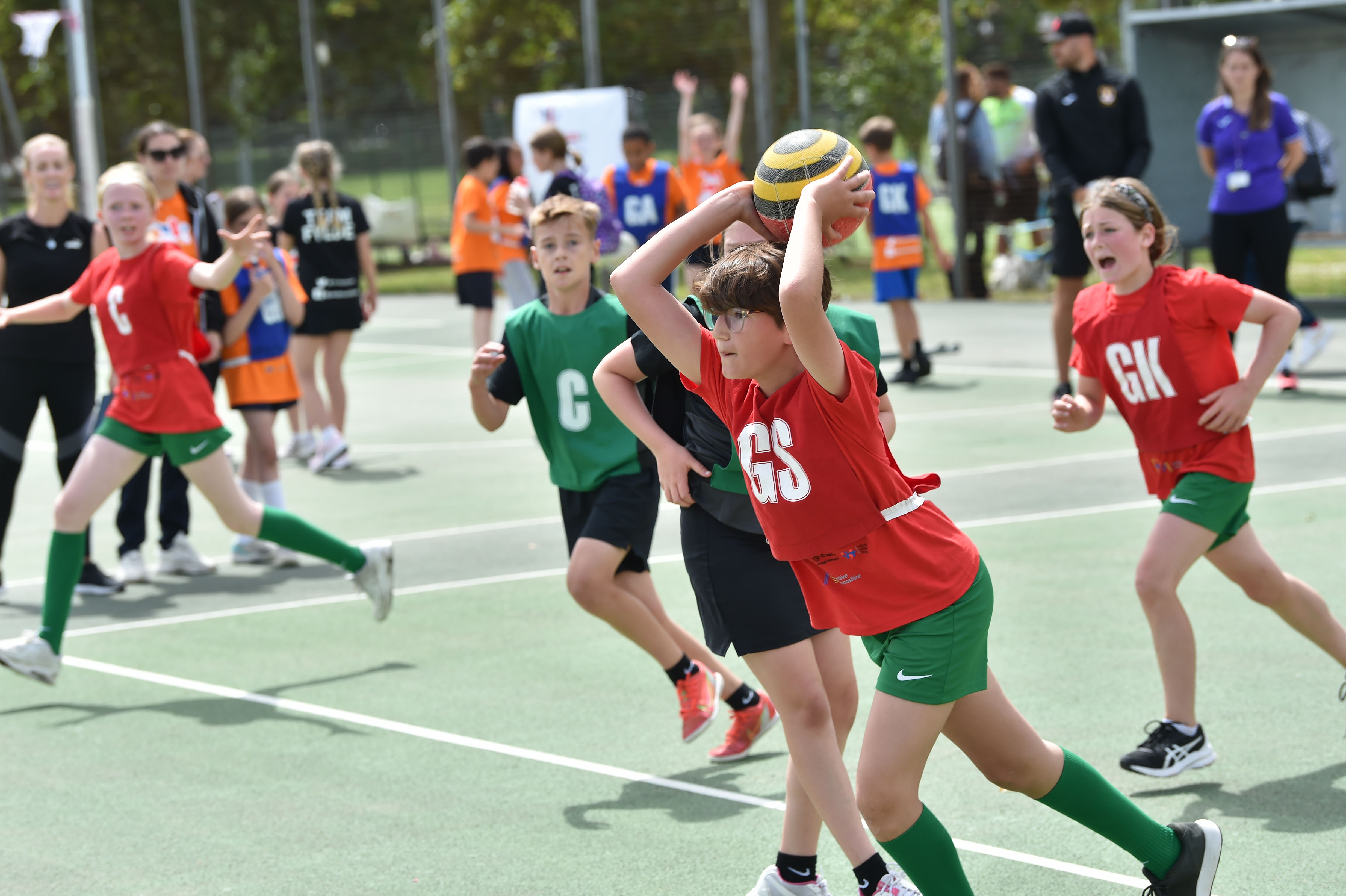 Lancashire School Games - Chorley v Fylde netball