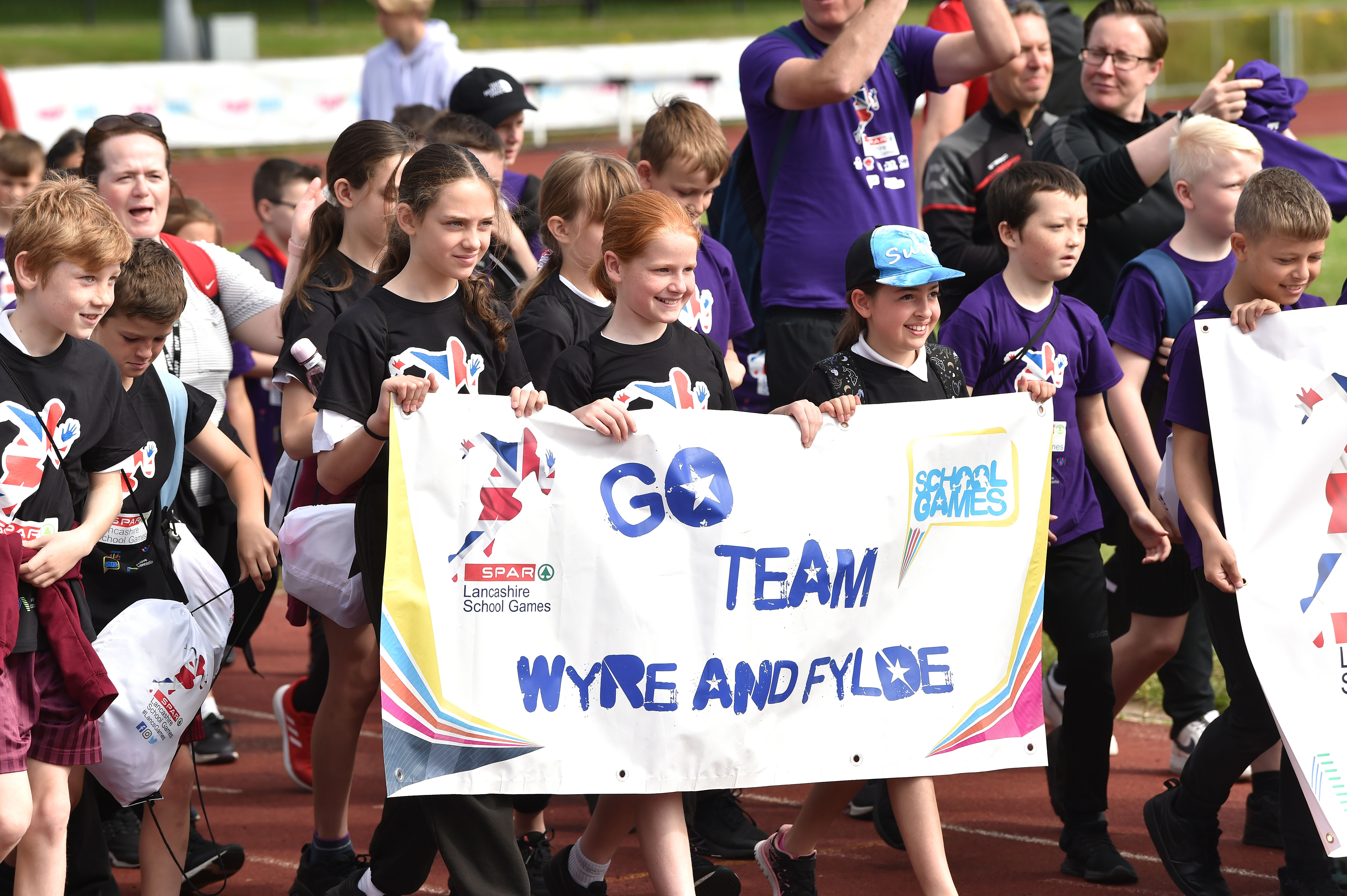Lancashire School Games - Fylde and Wyre parade