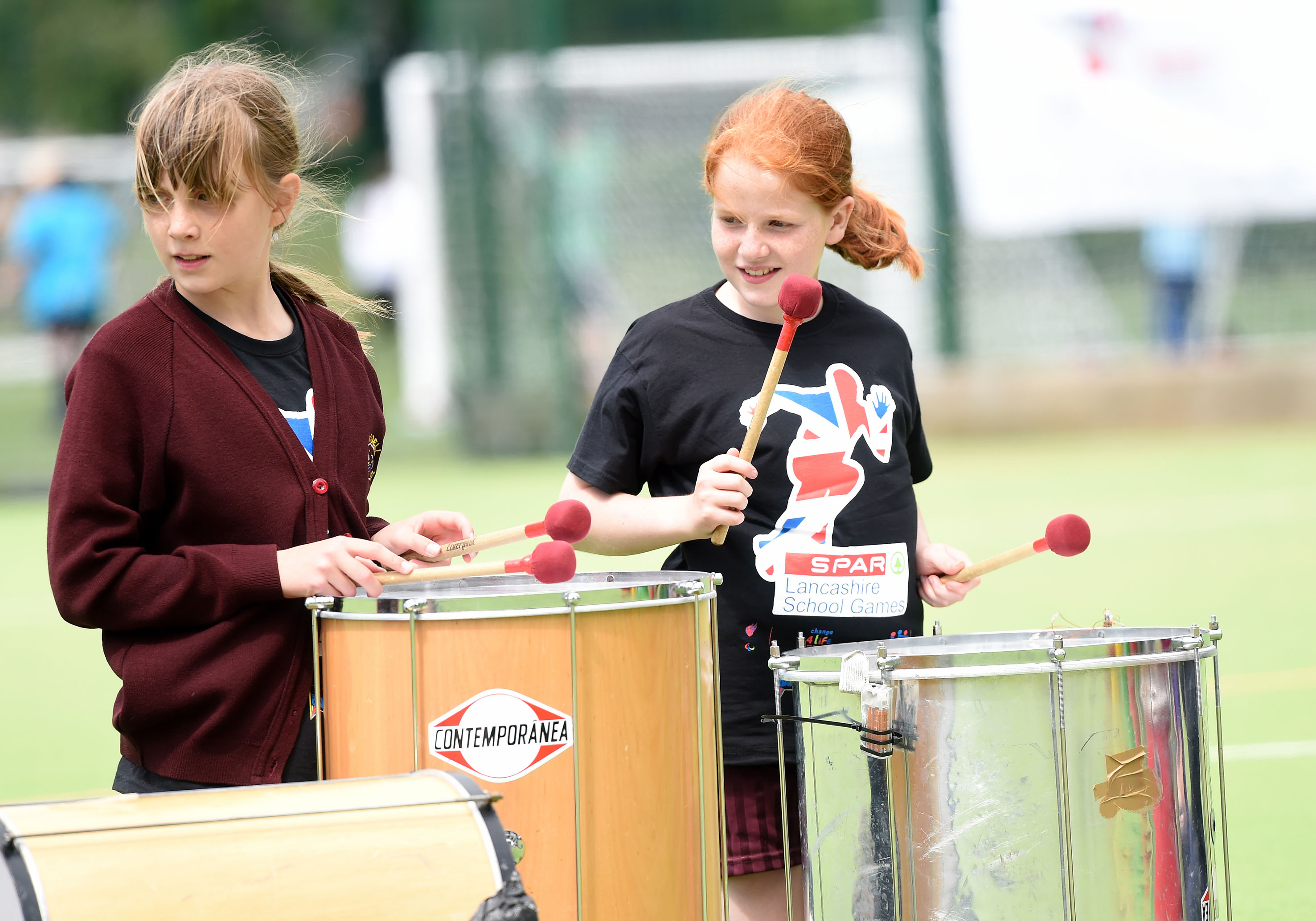 Lancashire School Games - Fylde samba drumming