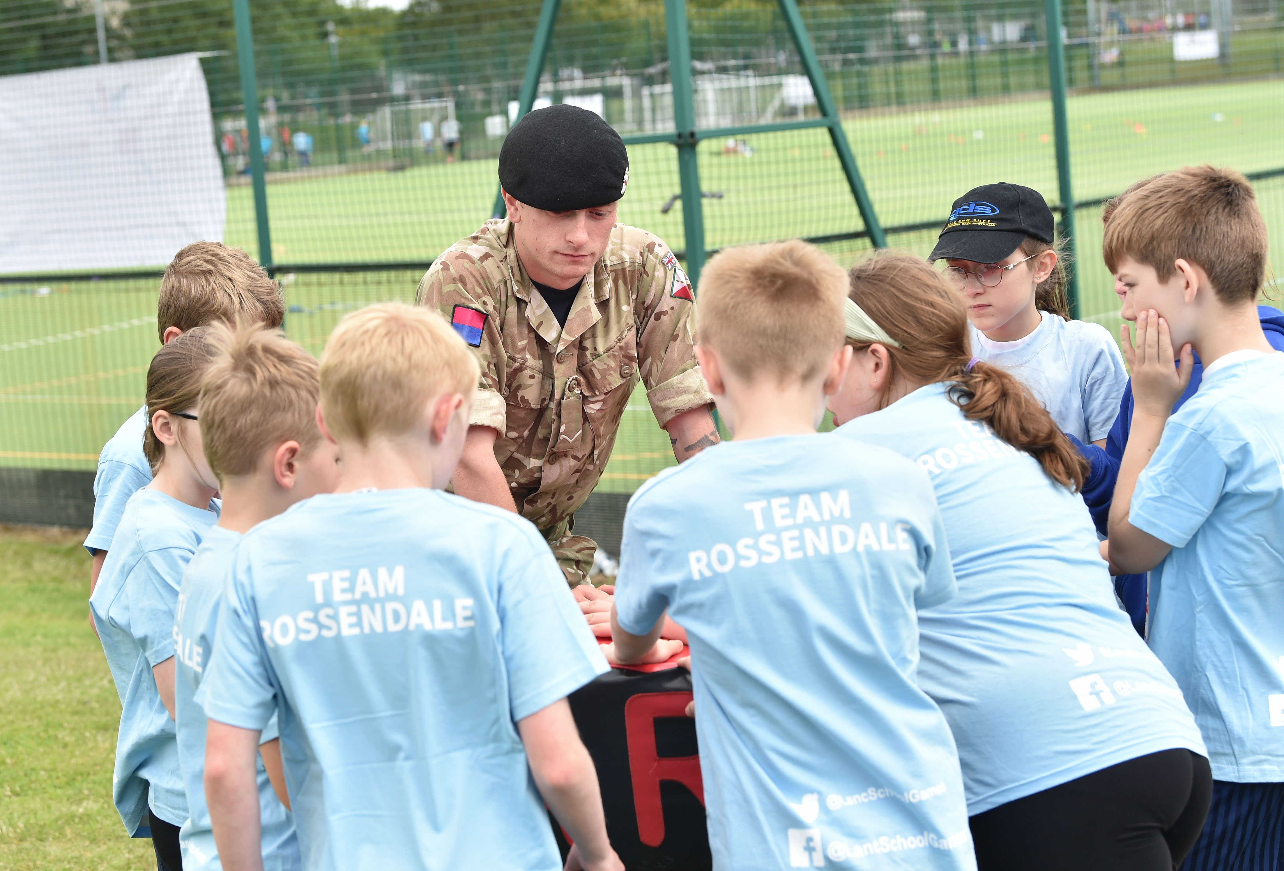 Lancashire School Games - Rossendale, Army challenge