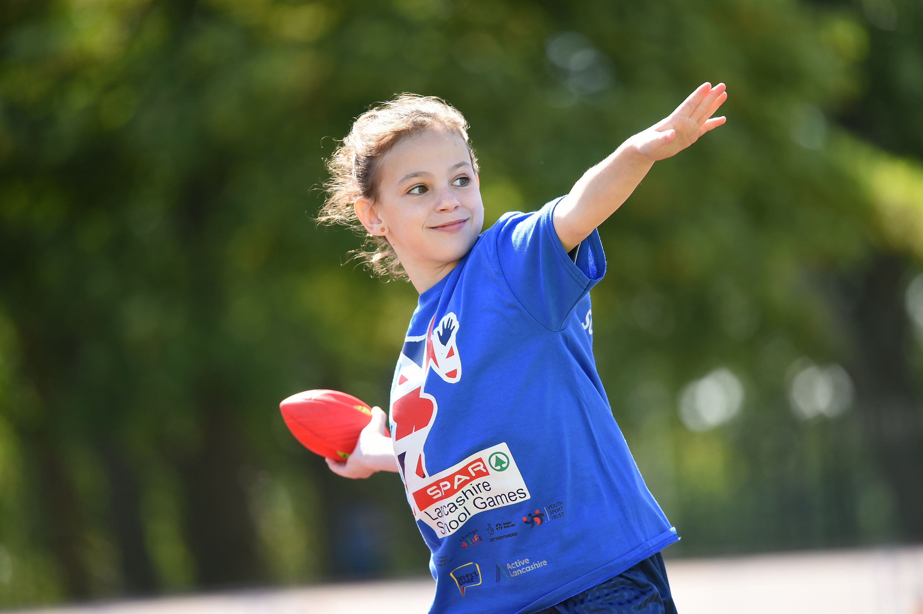 Lancashire School Games - South Ribble, Amber, Moss Side Primary vortex throw