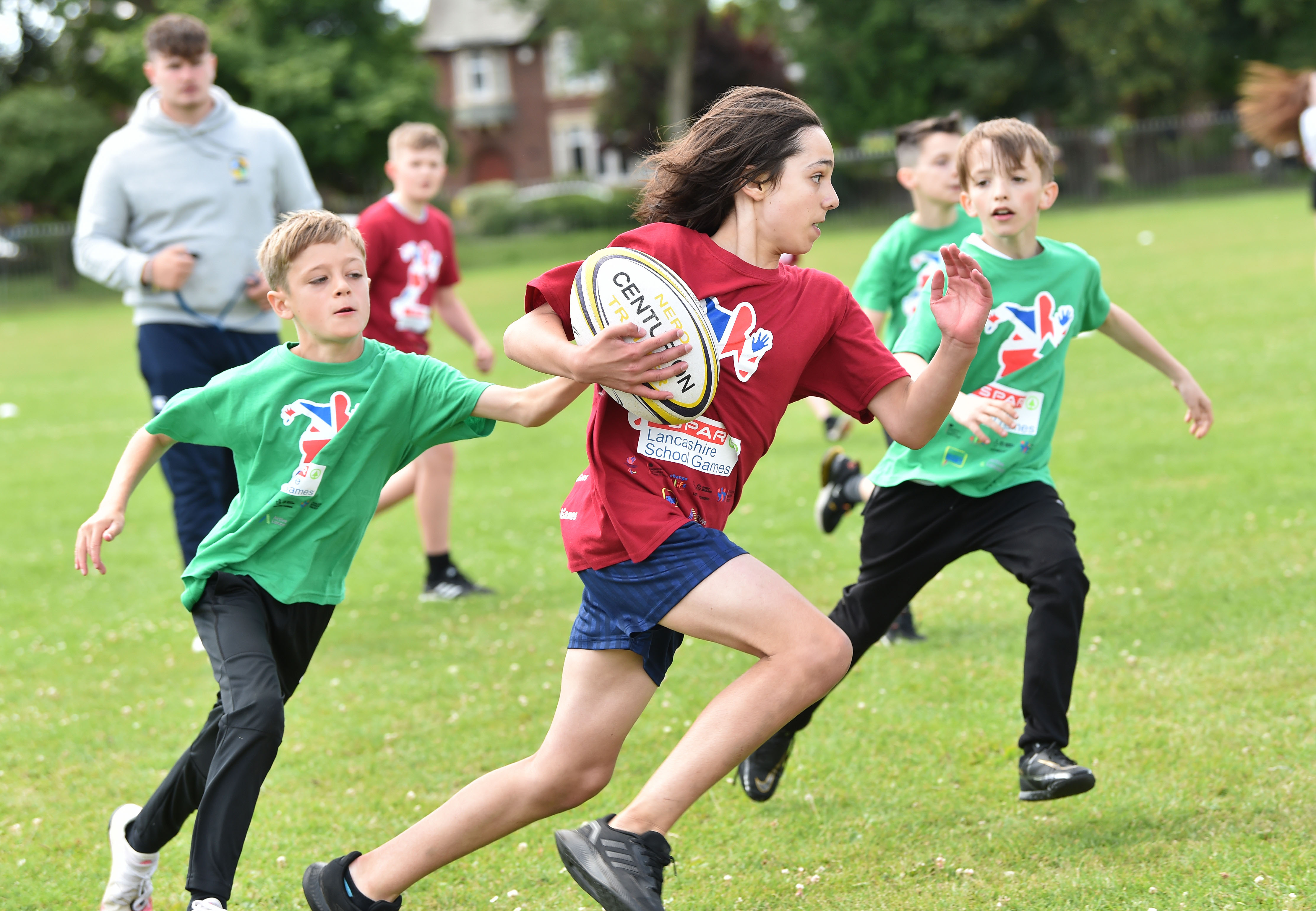 Lancashire School Games - West Lancs and Pendle tag rugby