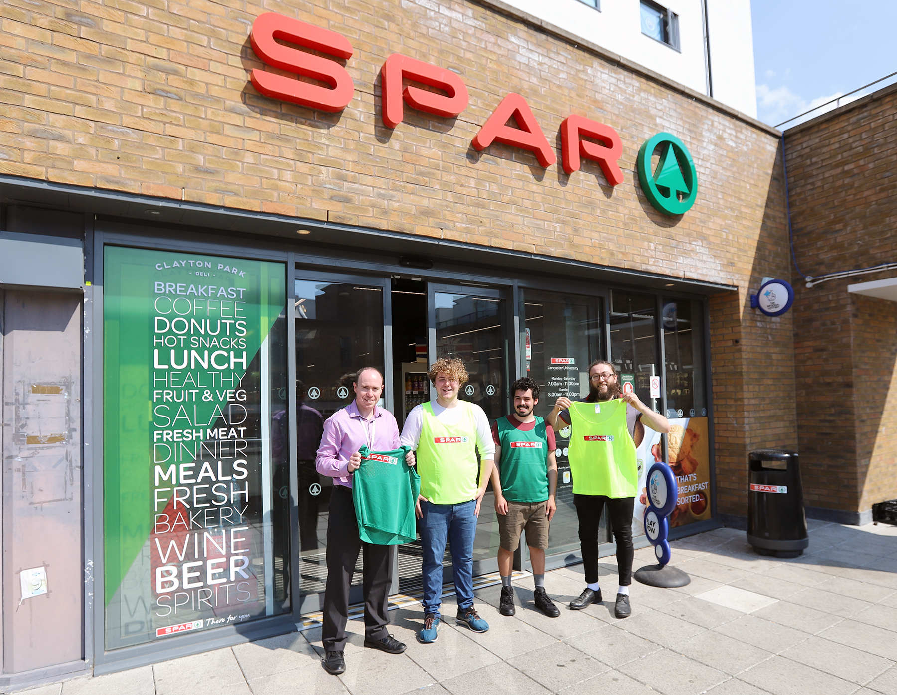 SPAR lends its support to Lancaster University Social Football Society