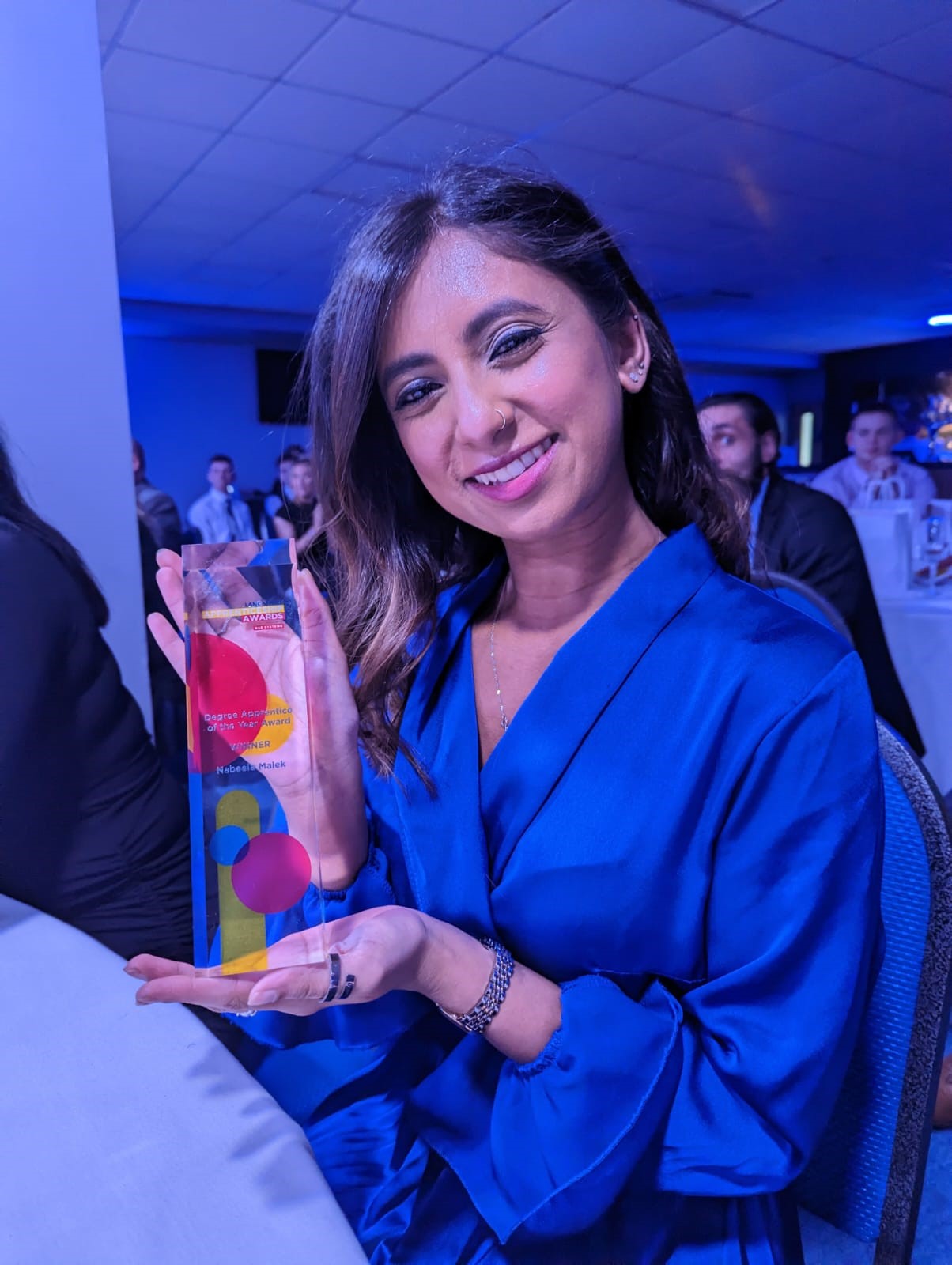 Nabeela is named as Lancashire Degree Apprentice of the Year!