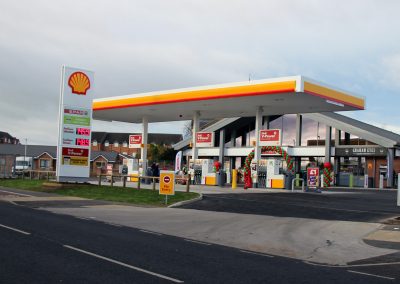 The new SPAR store and Shell forecourt at Haughton Road Service Station, Darlington.