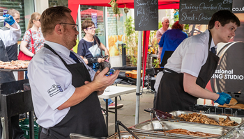 Summer sunshine and sizzling sausages