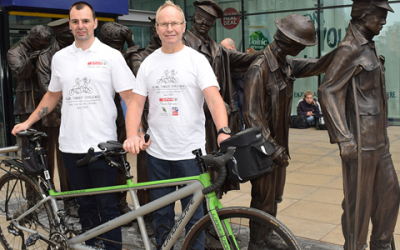 James Hall & Co. support inspirational Blind Tandem Challenge