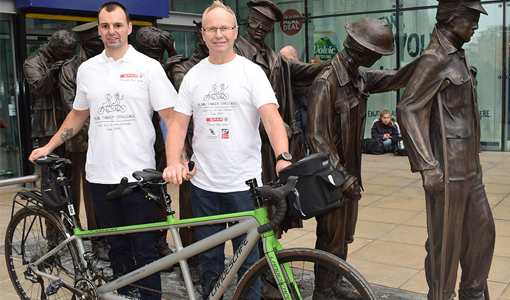 James Hall & Co. support inspirational Blind Tandem Challenge