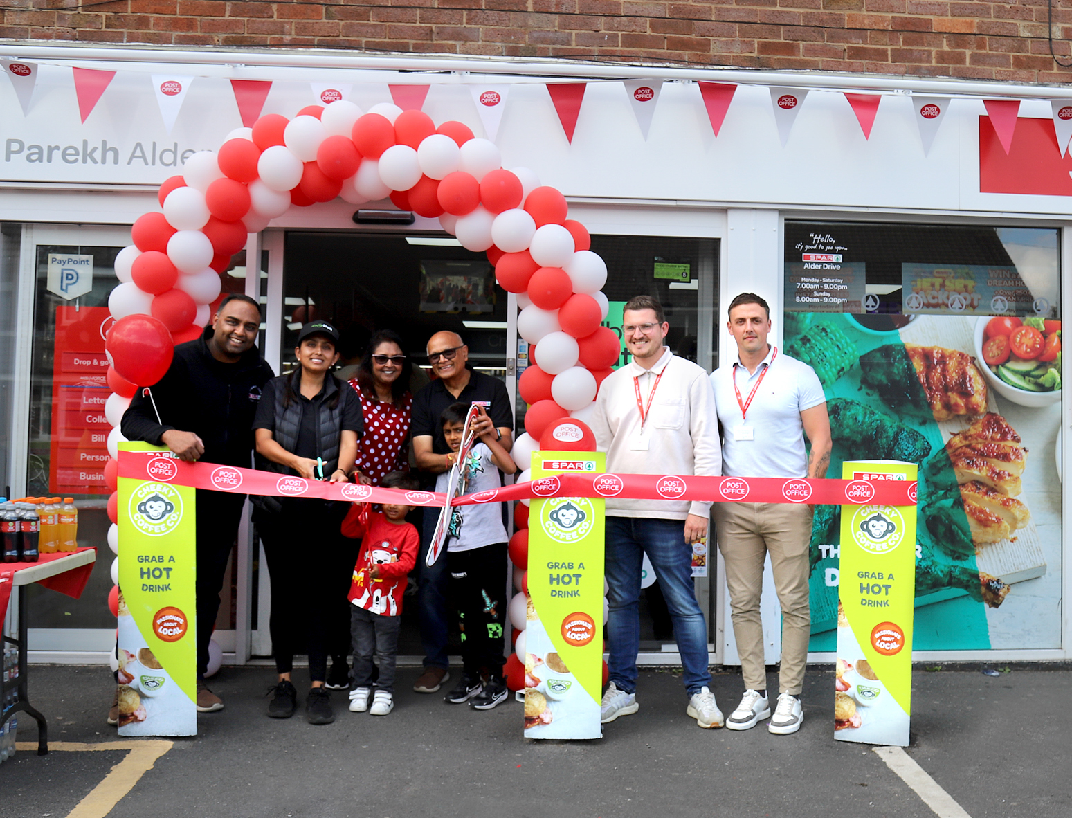 Parekh SPAR Alder Drive Post Office 2 The launch of the new Post Office counter at SPAR Alder Drive in Gregson Lane