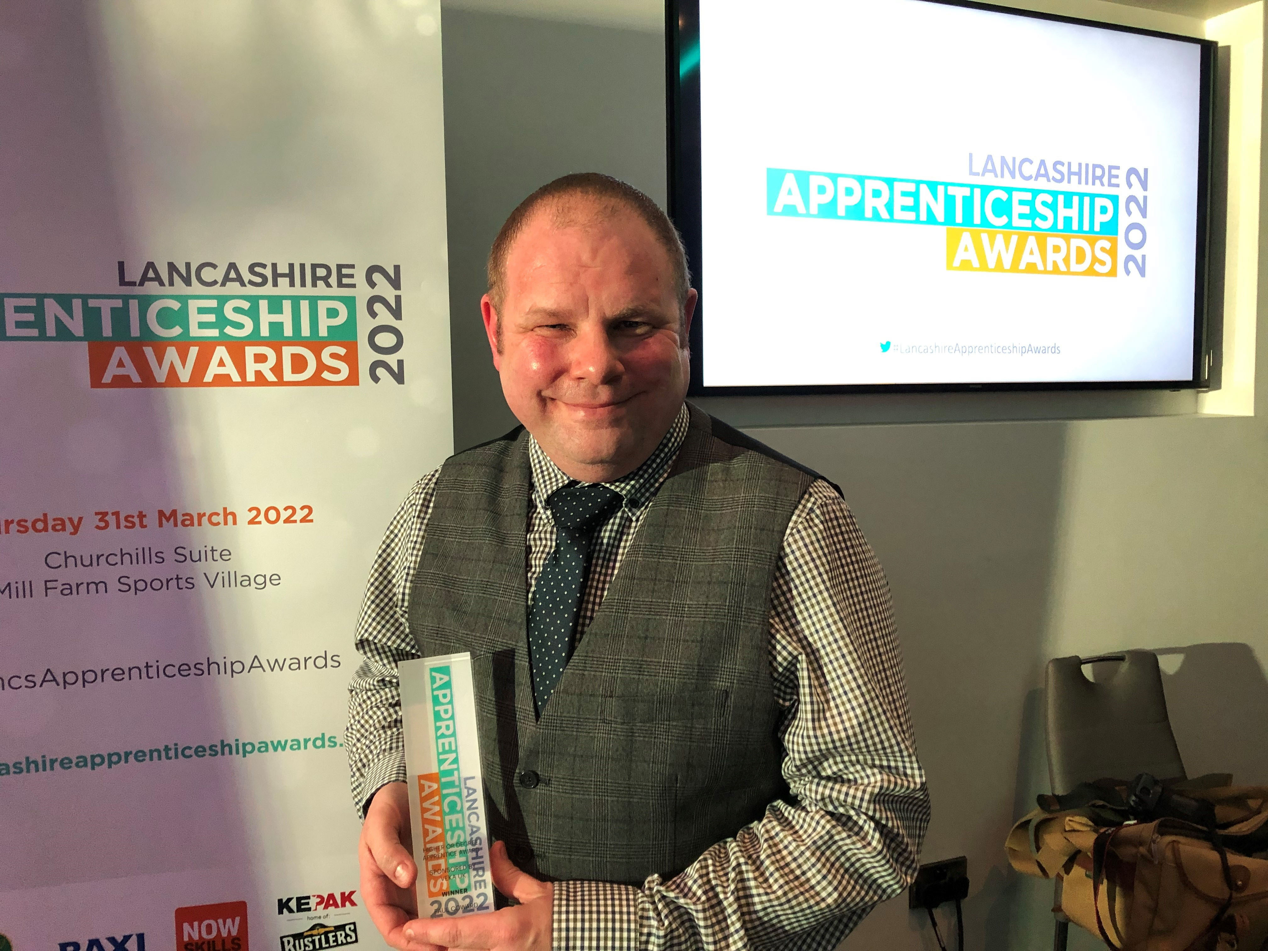 Health and Safety Officer at James Hall & Co. Ltd named a Lancashire Apprentice of the Year