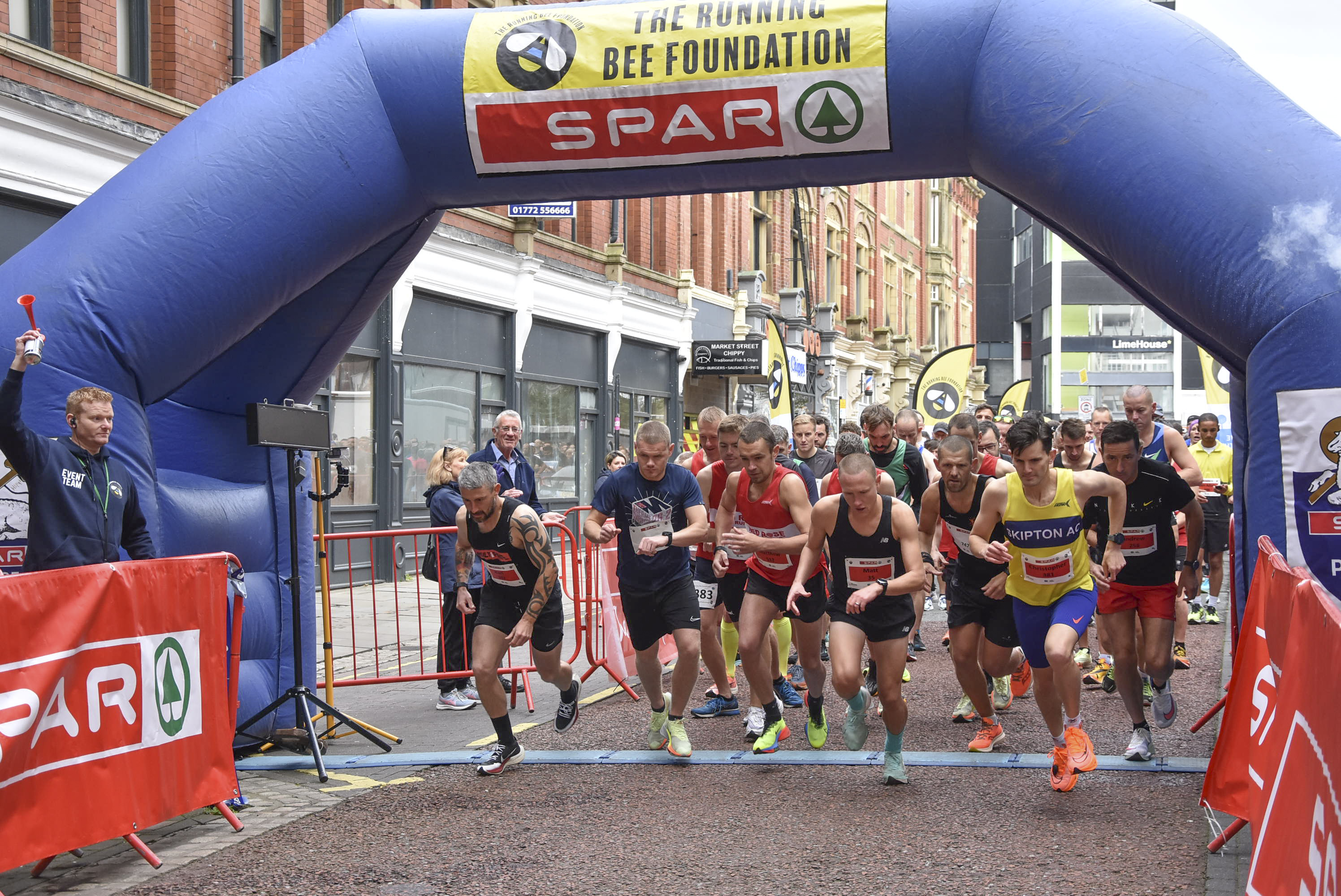 Hundreds run in the SPAR City of Preston 10K