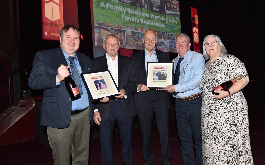 Emotional farewell for two long-standing SPAR independent retailers