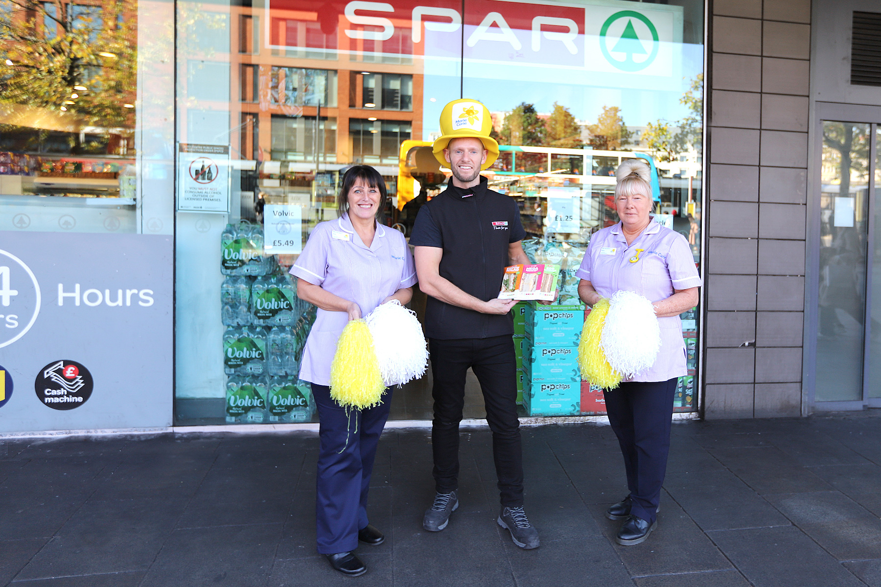 Paul Stone’s Manchester SPAR stores hit one million sandwich sales helping to fund Marie Curie care