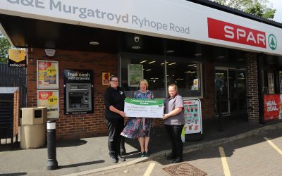 SPAR donates £1,000 to Sunderland’s St Benedict’s Hospice