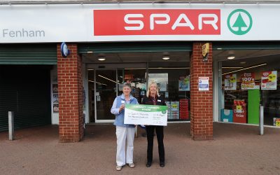 Search Newcastle receives £2,000 from SPAR’s Community Cashback initiative