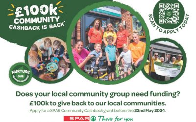 SPAR’s £100,000 Community Cashback initiative returns