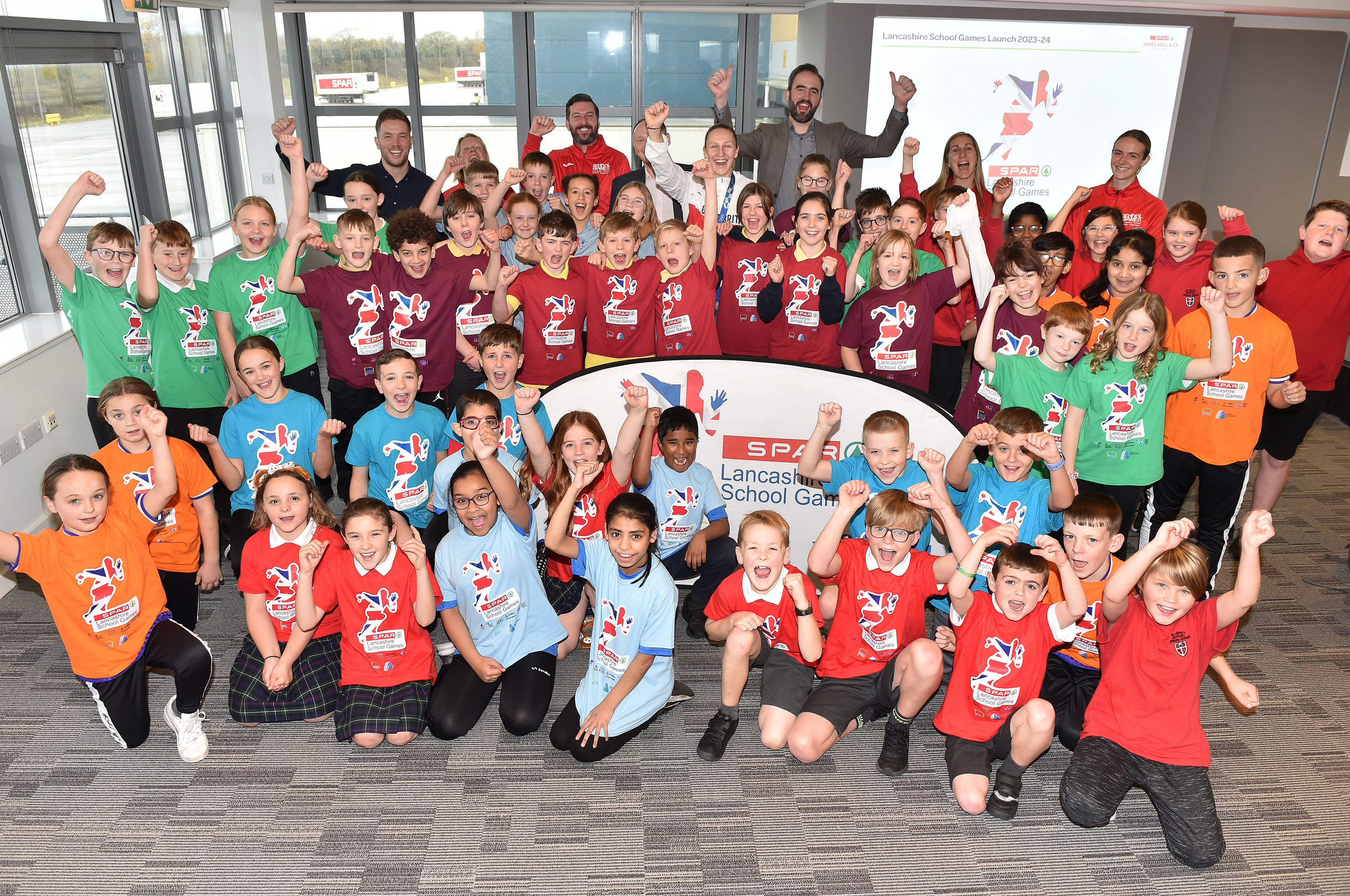 SPAR Lancashire School Games launch at James Hall & Co. Ltd