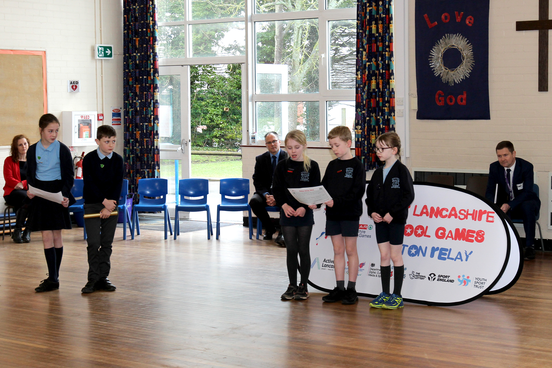 SPAR Lancashire School Games Baton Launch 5