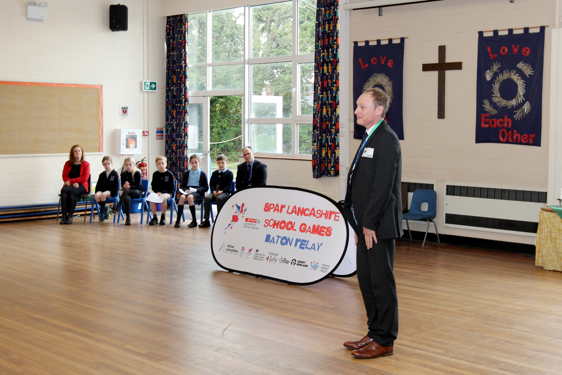 SPAR Lancashire School Games Baton Launch 6