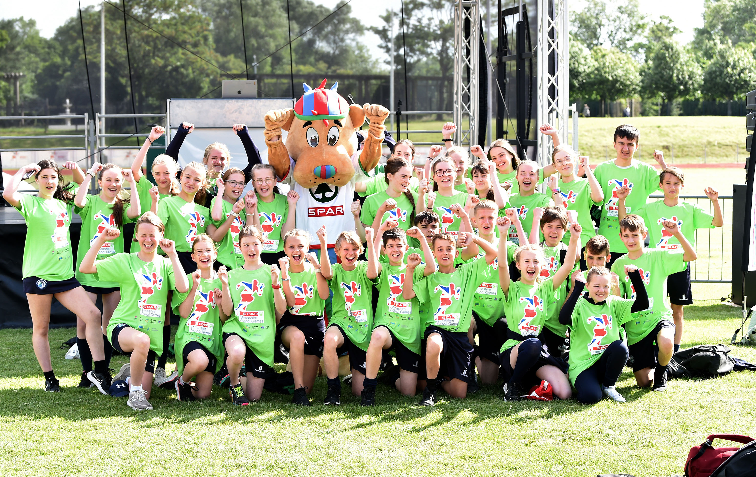 Sun shines as 1,500 compete at SPAR Lancashire School Games Finale