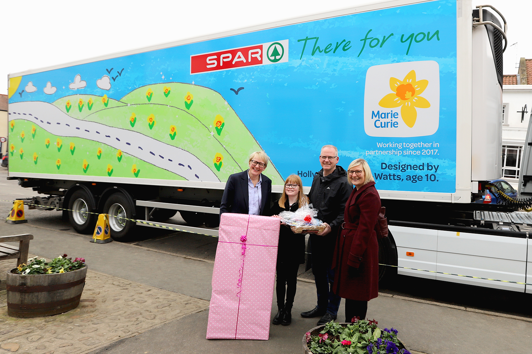 Kirkbymoorside girl wins SPAR and Marie Curie trailer design competition