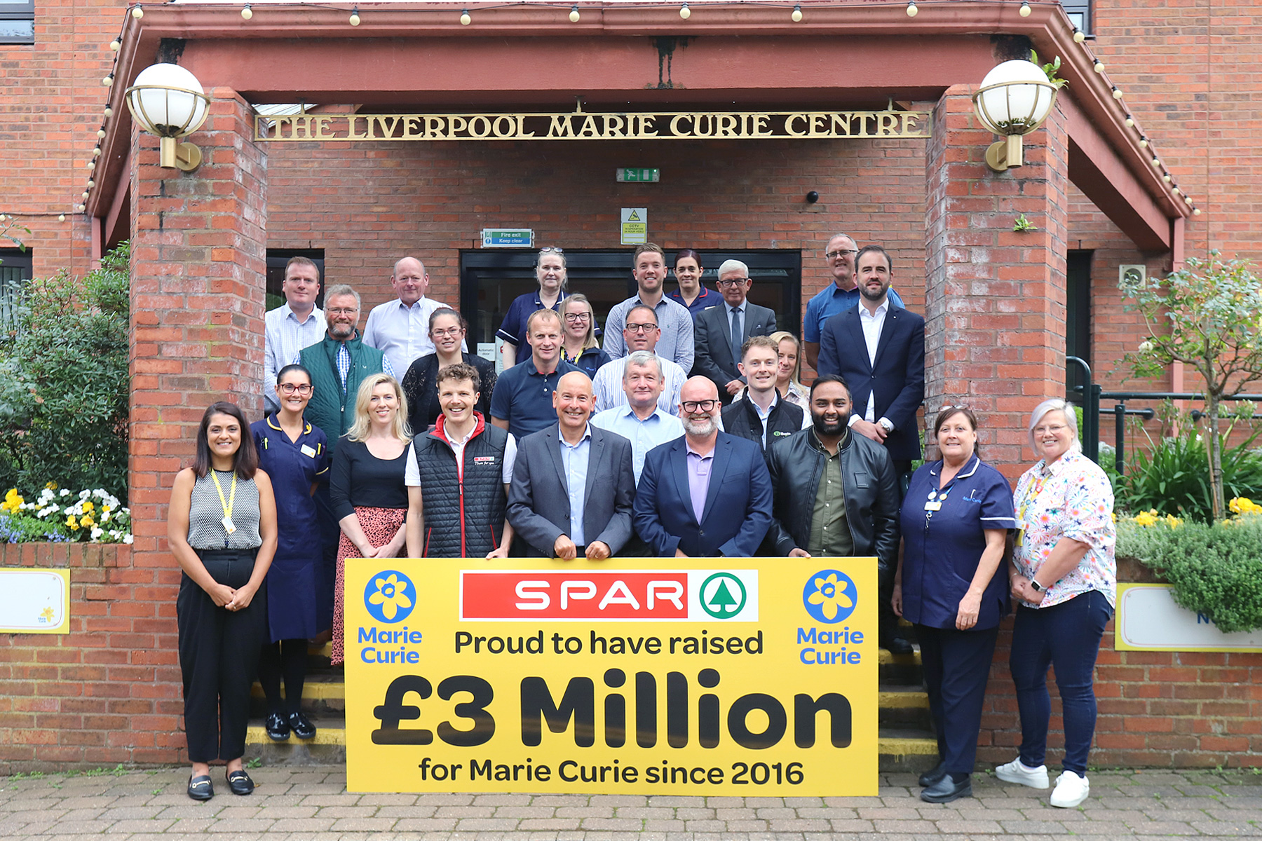 SPAR UK celebrates raising £3 million for Marie Curie