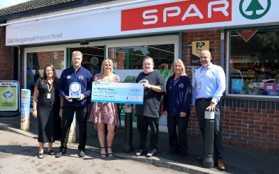 SPAR North of England donates £5,800 to charities through National Lottery scheme