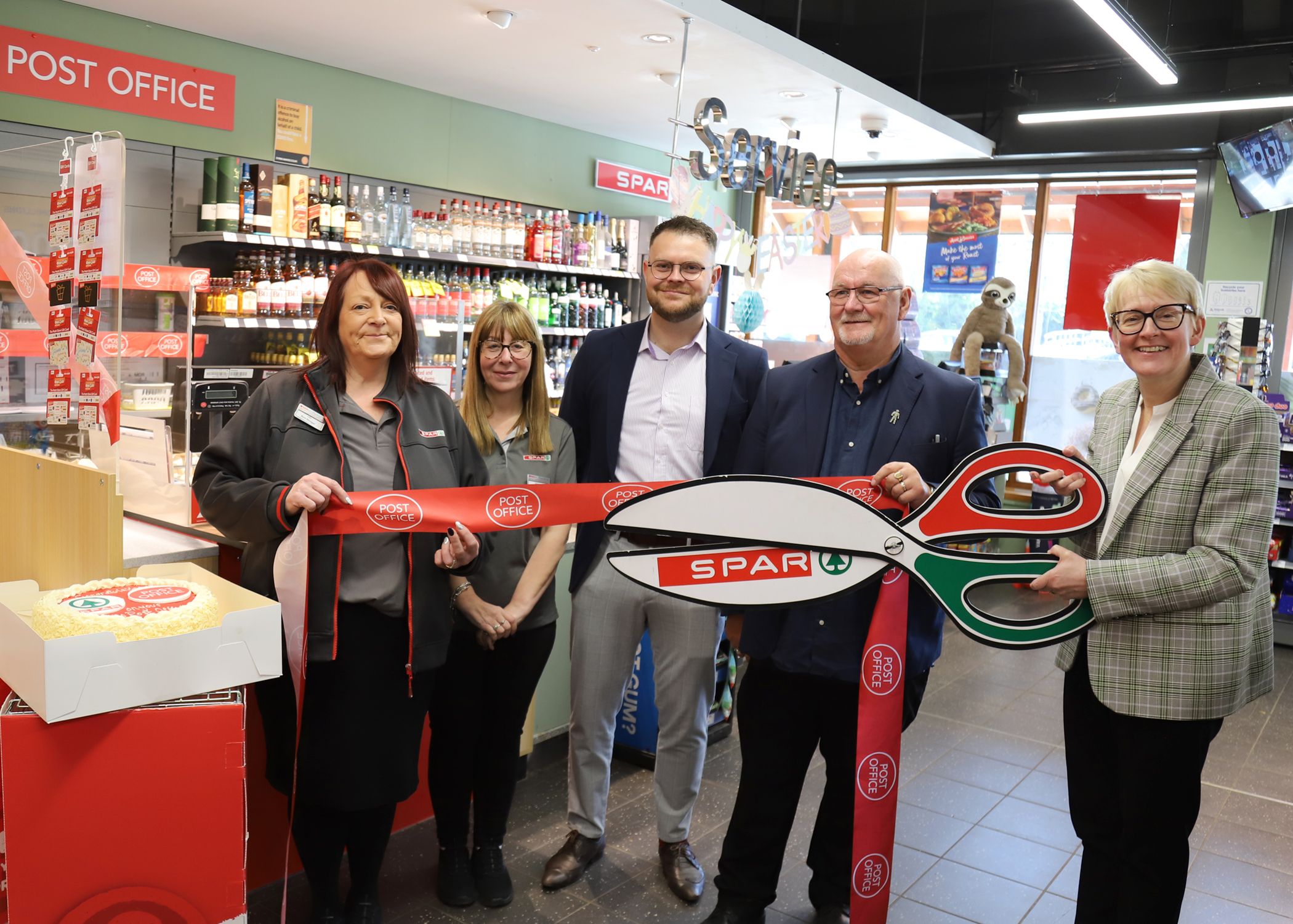 Launch of the new Post Office counter in SPAR Sedbergh