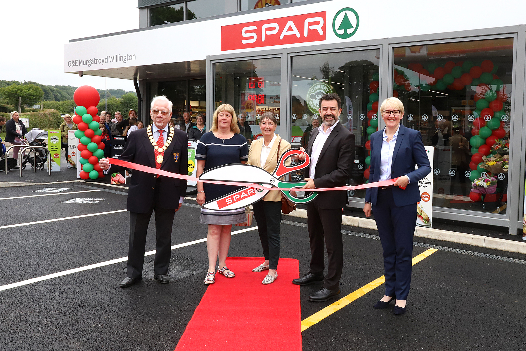 Community joins celebrations as James Hall & Co. Ltd opens SPAR Willington