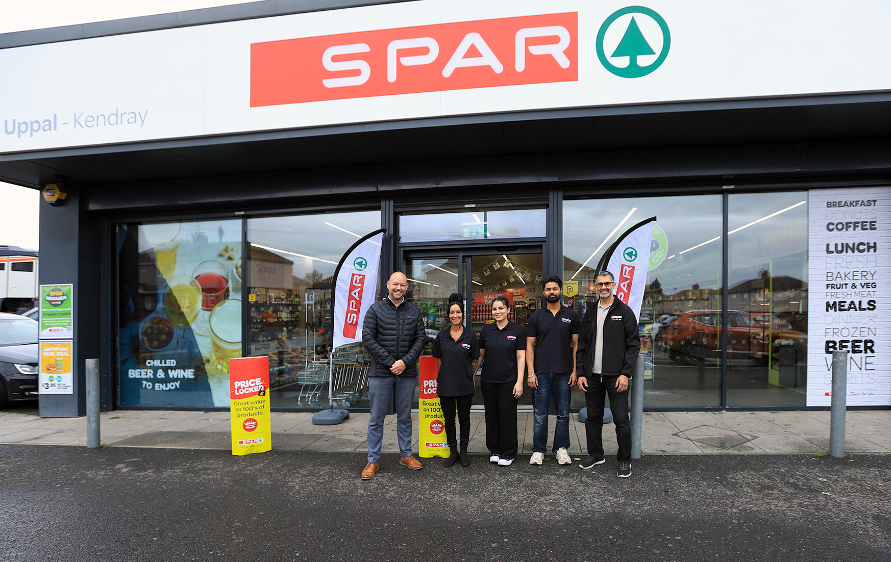 The Uppal family's SPAR store on the Kendray estate in Barnsley.