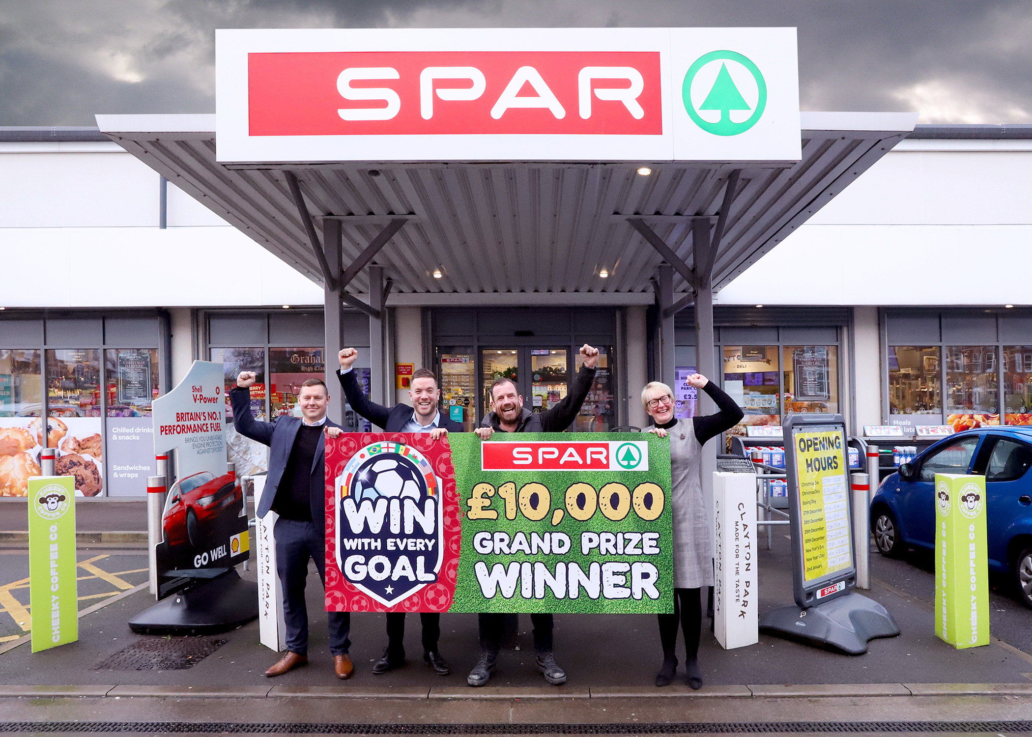 Win With Every Goal through SPAR nets Paul £10k cash in time for Christmas