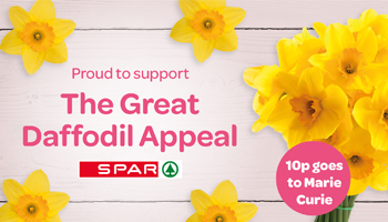 SPAR sells daffodil bunches in support of Marie Curie