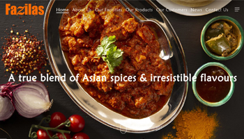 Fazila Foods launch vibrant new website