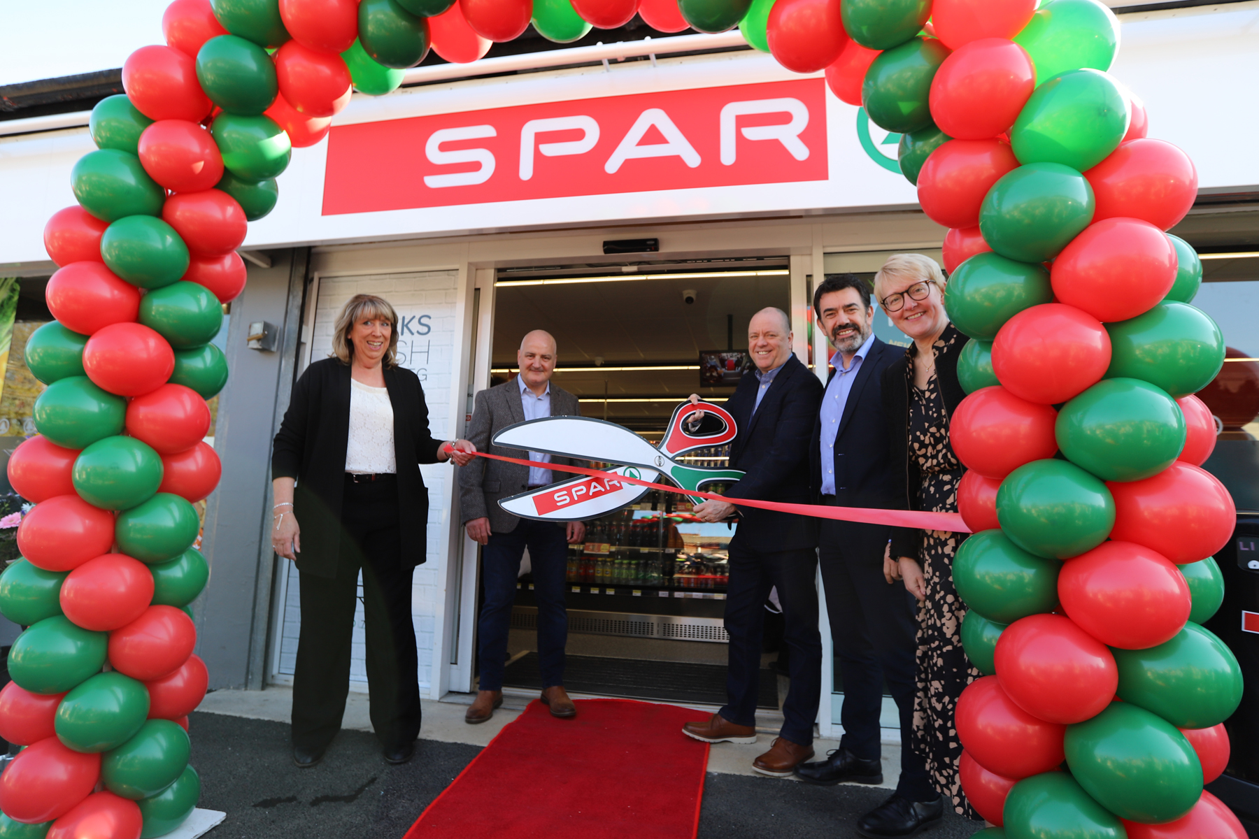 Crowds gather as Chester-le-Street SPAR reopens