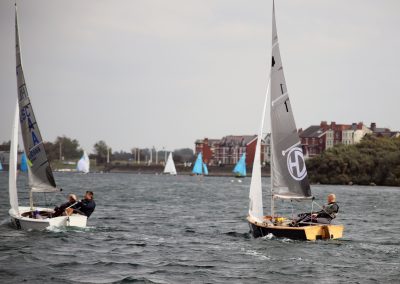 West Lancashire Yacht Club 24-hour race on Marine Lake in Southport, sponsored by Marine Supplies Direct
