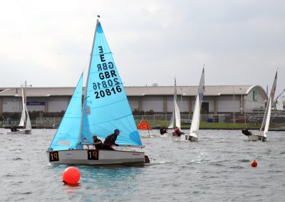 West Lancashire Yacht Club 24-hour race on Marine Lake in Southport, sponsored by Marine Supplies Direct