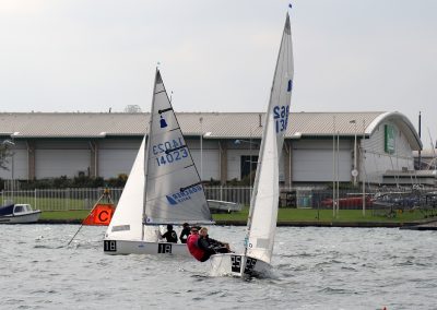 West Lancashire Yacht Club 24-hour race on Marine Lake in Southport, sponsored by Marine Supplies Direct