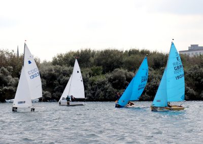 West Lancashire Yacht Club 24-hour race on Marine Lake in Southport, sponsored by Marine Supplies Direct