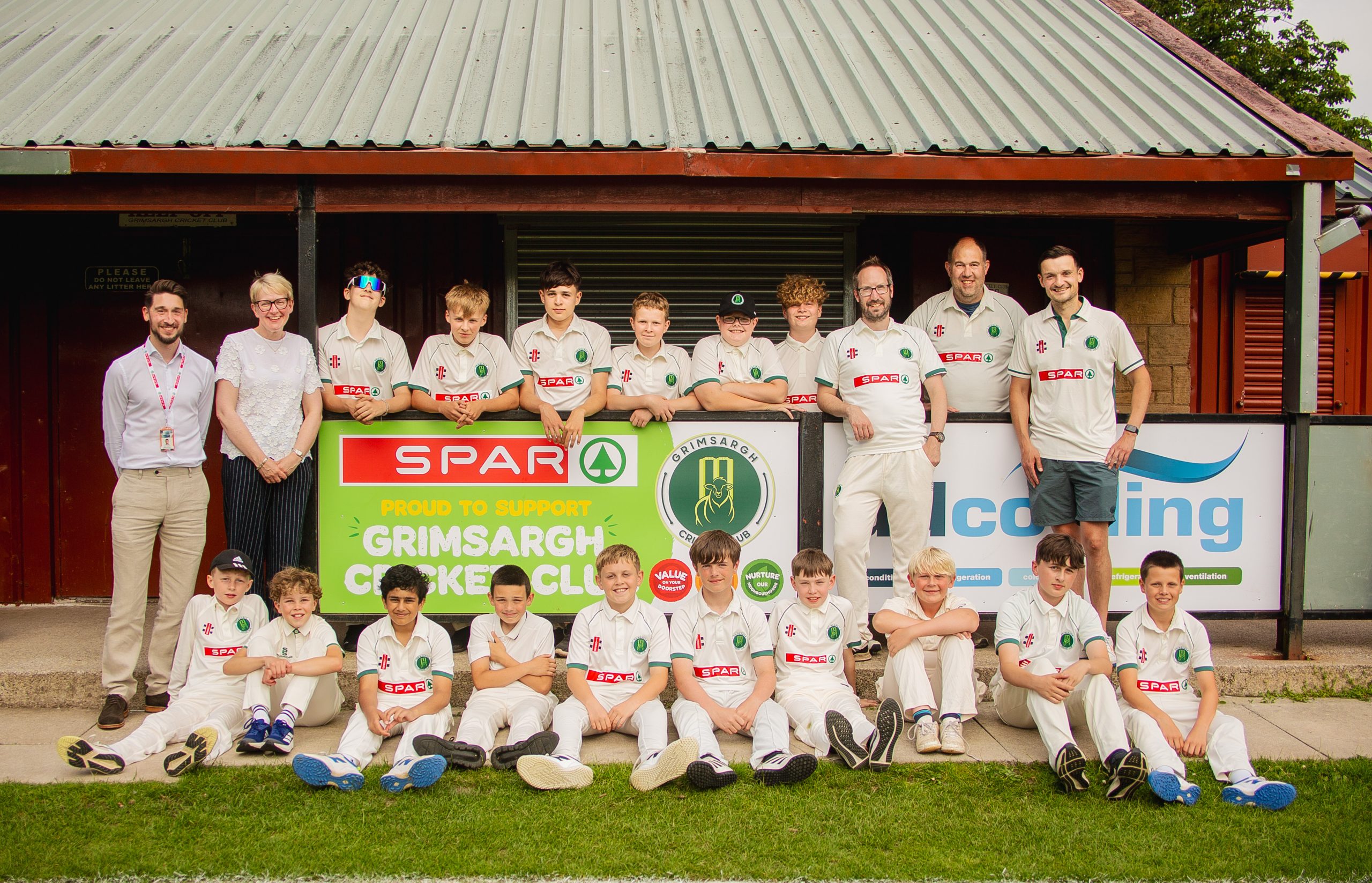 spar shots June 2025 048_edited Grimsargh Cricket Club show off their new kit sponsored by SPAR
